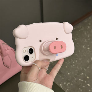 3D Piggy Snout Phone Case