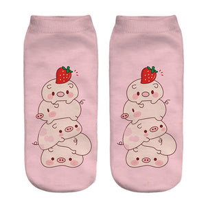Pink Piggy Socks