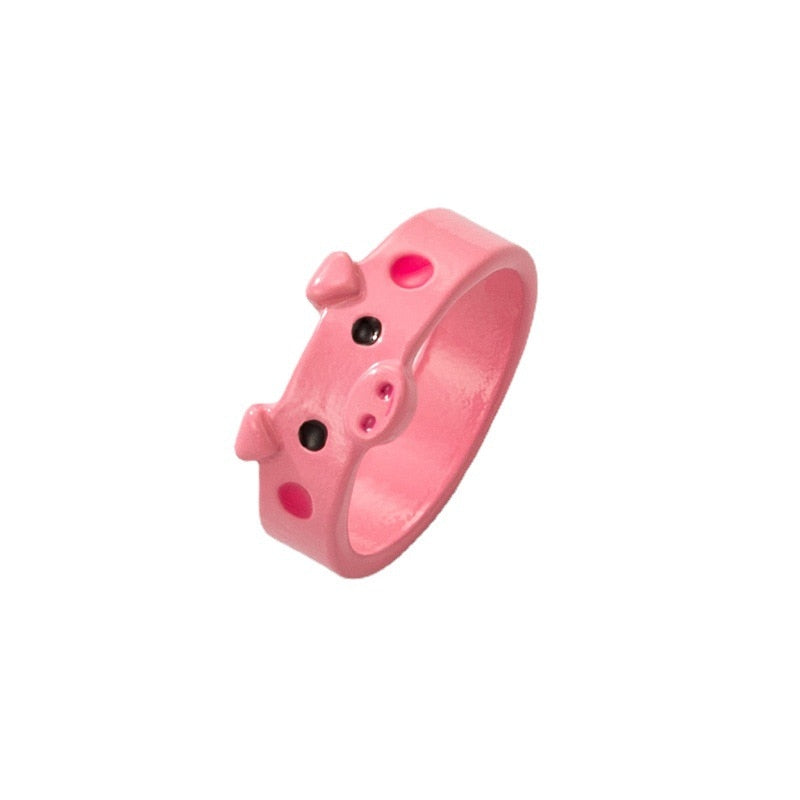 Cute Piggy Rings