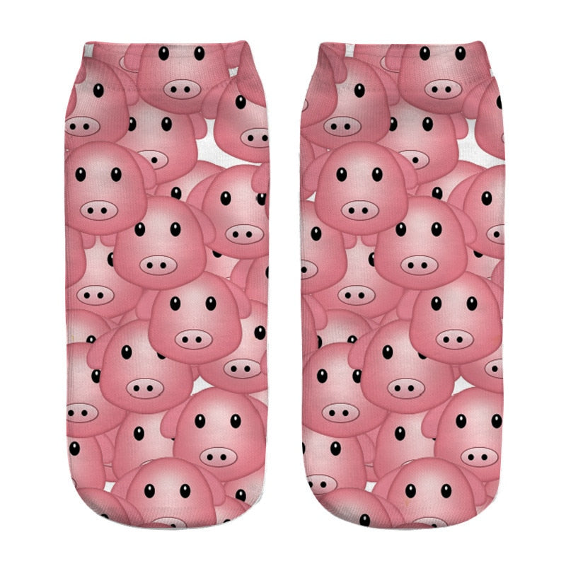 Pink Piggy Socks